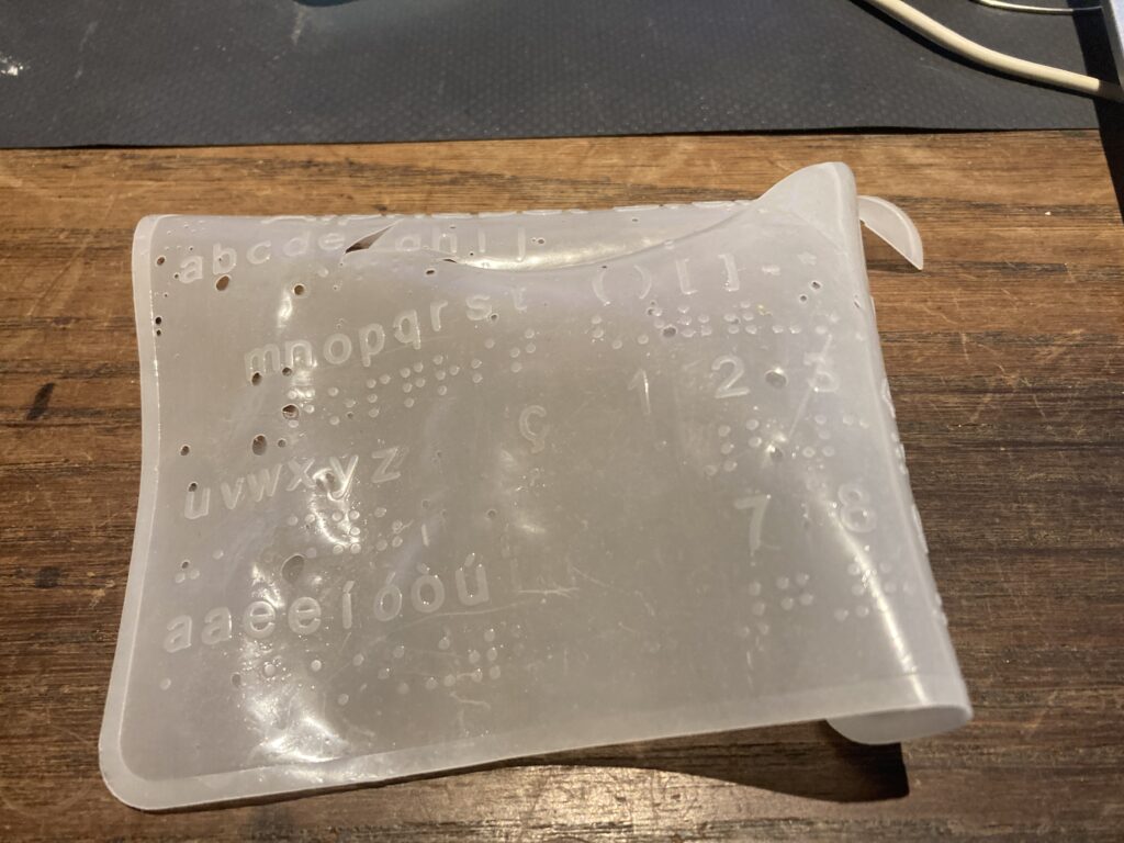 impression résine trop fine